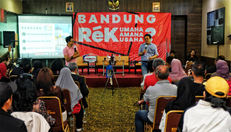 Suasana acara Bandung Ngariung pada Rabu (06/09/2023) kemarin yang membahas seputar pembuatan konten video kreatif