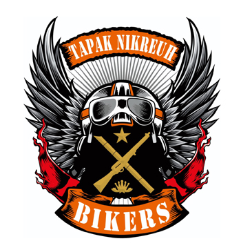 logo klub motor “Tapak Nikreuh Bikers” (TNB)