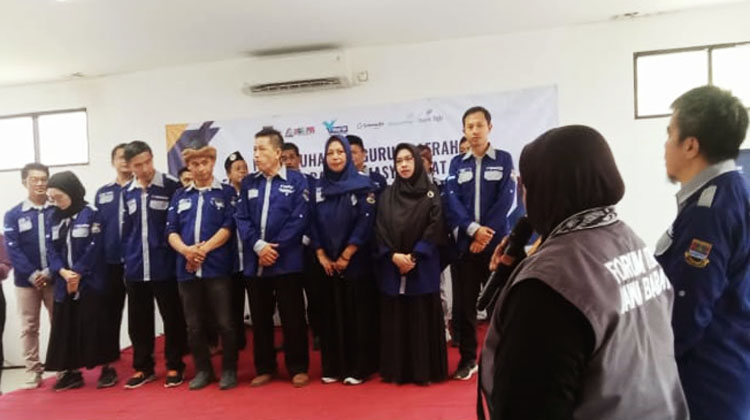 Suasana acara pelantikan Pengurus Forum Taman Bacaan Masyarakat (TBM) yang berlangsung pada Kamis (22/02/2024) kemarin - (Sumber: Rohman Gumilar/BJN) 