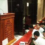 kegiatan kultum di Masjid AL-Amin SMPN 1 Cimahi