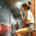 Ilustrasi: wanita si kupu-kupu malam