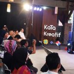 Menparekraf Sandiaga Uno sedang menyampaikan pesan-pesannya kepada peserta workshop “KaTa Kreatif Kabupaten/Kota Kreatif Indonesia“