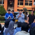 Suasana acara "Ngobrol Santai Perkara Isu" (Ngopi) jilid 1 yang digelar PMII FISIP Unila pada Kamis (06/06/2024) kemarin - (Sumber: Annisa Sabrina