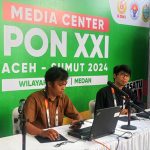 Arjuna H. T. Munthe (duduk sebelah kiri), Pemimpin Umum media online “Lidinews.id”