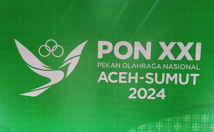 Spanduk PON XXI Aceh - Sumut 2024 