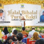 Suasana acara halal bihalal dan Purna Bakti Lurah Jatihandap - (Sumber: Krisna/BJN)