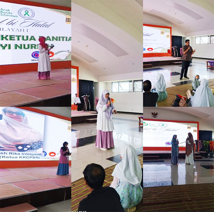 Suasana kemeriahan “Halal Bihalal Korwil 1” Komunitas Keluarga Cerebral Palsy Bandung Raya yang berlangsung pada Minggu, 11 Mei 2025 di Bale Gempungan, Gedung B, Komplek Perkantoran Pemerintahan Kabupaten Bandung Barat - (Sumber: Ericka/BJN)