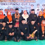 Para panitia dari paguron masing masing yang hadir dalam acara Forkopimda Cup 2 - Villa Bunga Bandung Barat - (Sumber: Euis/BJN)