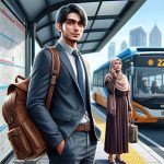 Menanti di Halte bus