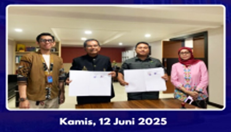 Foto bersama usai penandatanganan MOU dengan Yayasan Rumah Hanjeli Indonesia - (Sumber: Humas STIEPAR YAPARI)