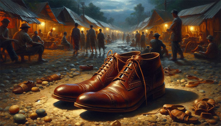 Sepasang sepatu