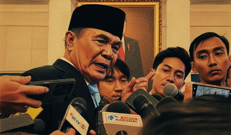 Djamari Chaniago, Menteri Koordinator Bidang Politik dan Keamanan (Menko Polkam) - (Sumber: Kompas/Olah digital: BJN)