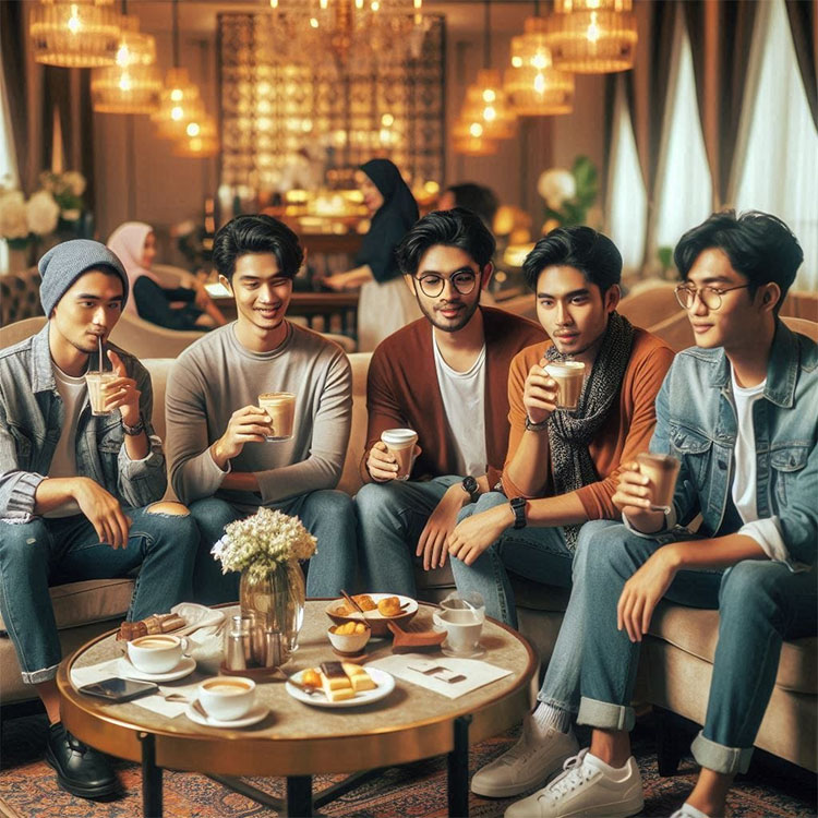 Nongkrong di cafe