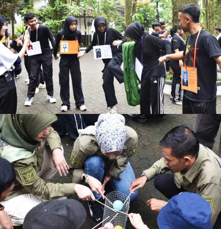 Kegiatan team building dan aksi peduli lingkungan di kawasan di kawasan Taman Hutan Raya (Tahura) Ir. H. Djuanda - (Sumber: Humas STIEPAR YAPARI)