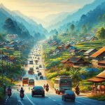 Suasana desa di Jawa Barat