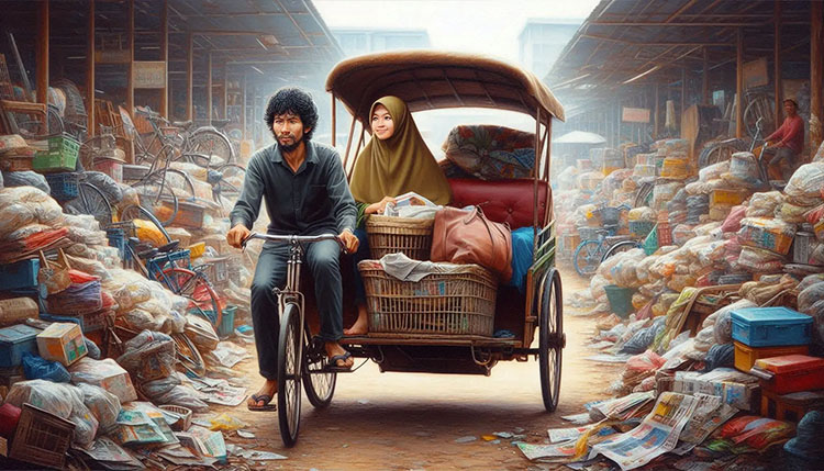 Naik becak