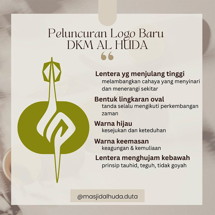 Makna Logo Baru DKM Al Huda
