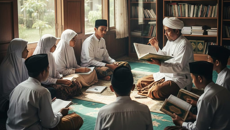 Santri mengaji