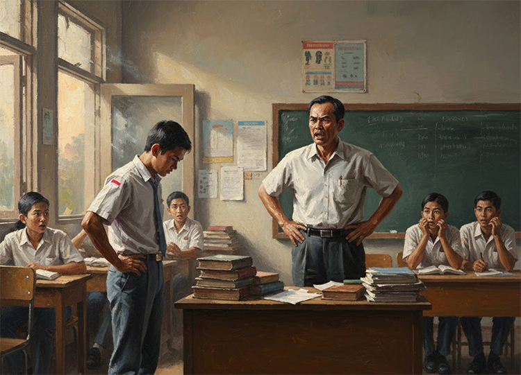Guru marah kepada murid