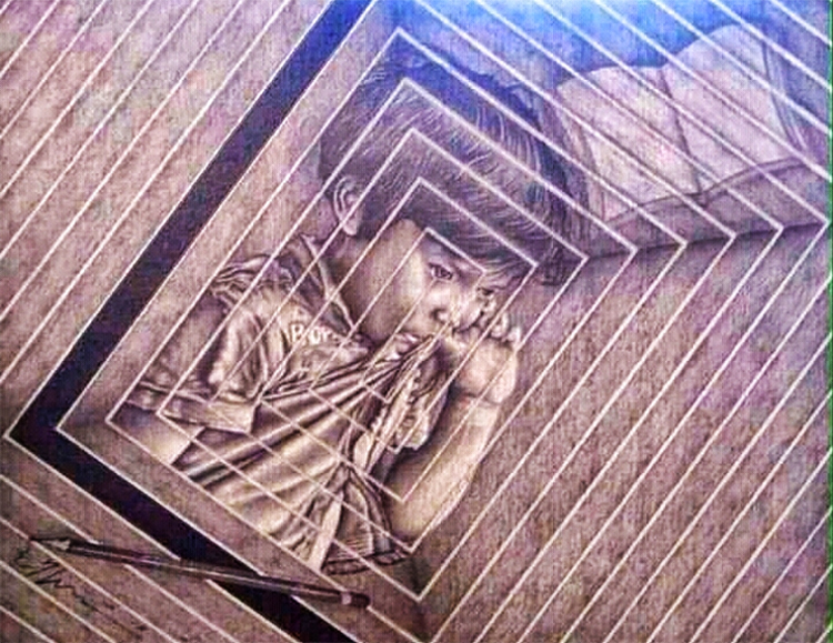 Salah satu drawing karya Erwin Budiharto - (Sumber: J.Haryadi)